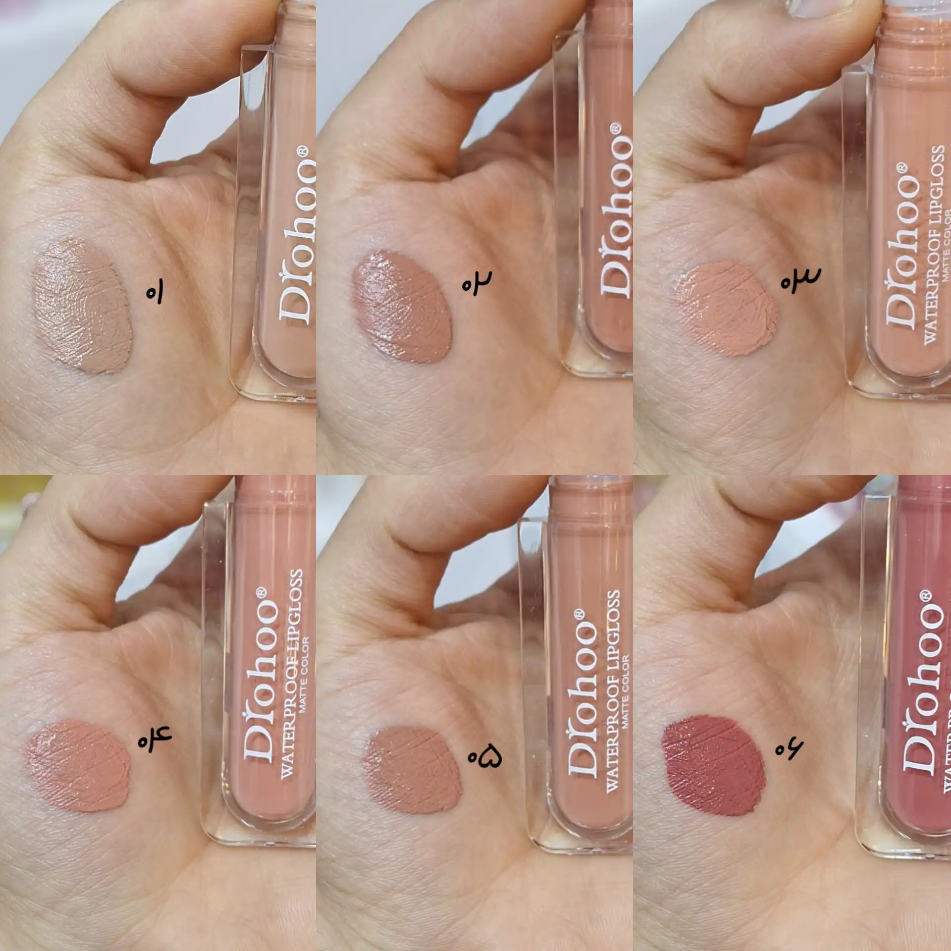 20251009060503578-thumbnail پک 6 تایی رژ مایع مات و ضدآب برند Drohoo کد ZY23072 - تصویر 1