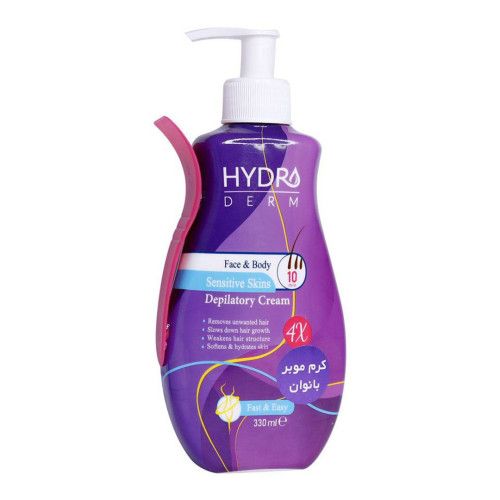 b77aff94-9753-47b2-af80-1b86fba8a936 کرم موبر صورت و بدن بانوان هیدرودرم مناسب پوست های حساس حجم 330 میلی لیتر - تصویر 1