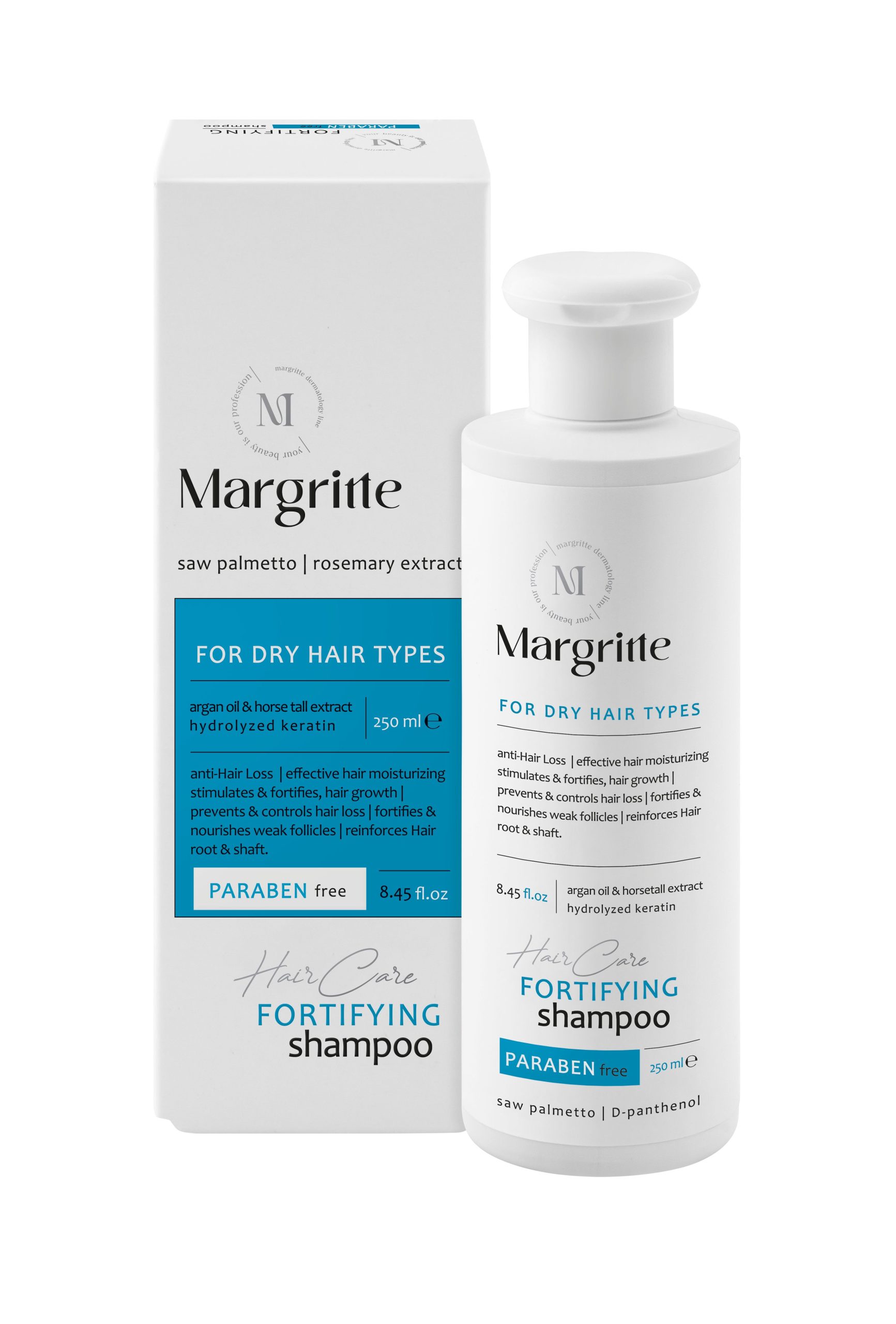f8ca6836-2668-46e4-b925-dce43f9233df شامپو تقویتی (موهاي خشک) حجم 250 میلی لیتر مارگریت - تصویر 1
