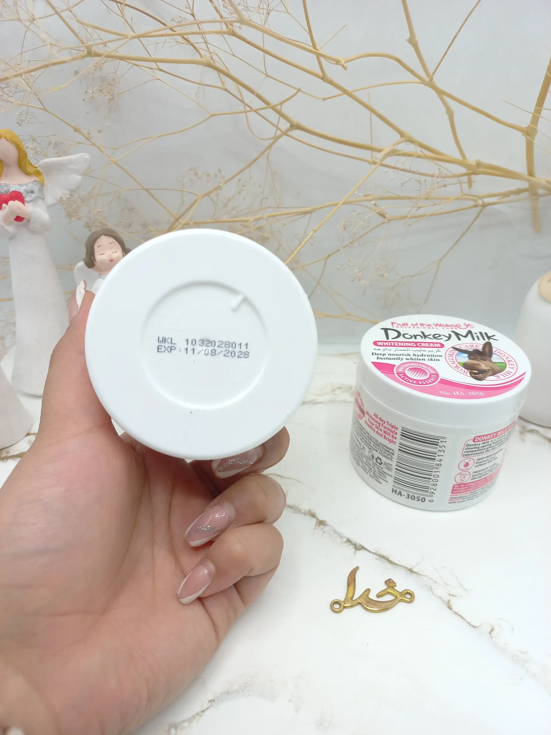 20250731044107731-thumbnail کرم کاسه ای سفید کننده و آبرسان قوی شیر الاغ وکالی Wokali - تصویر 1