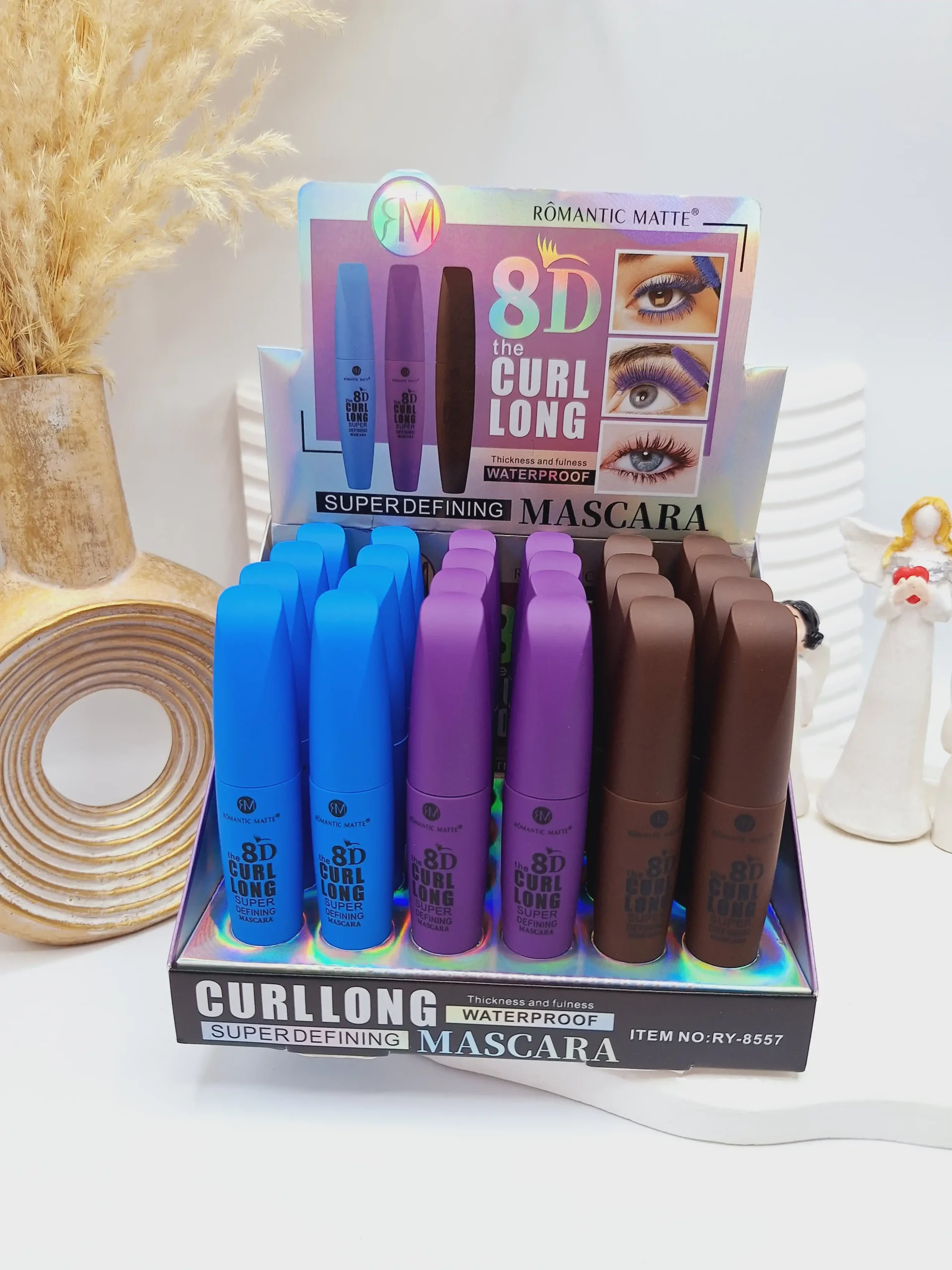 20250731063223535-thumbnail ریمل رنگی 8 بعدی جذاب و ترند برند رومانتیک مات - تصویر 1