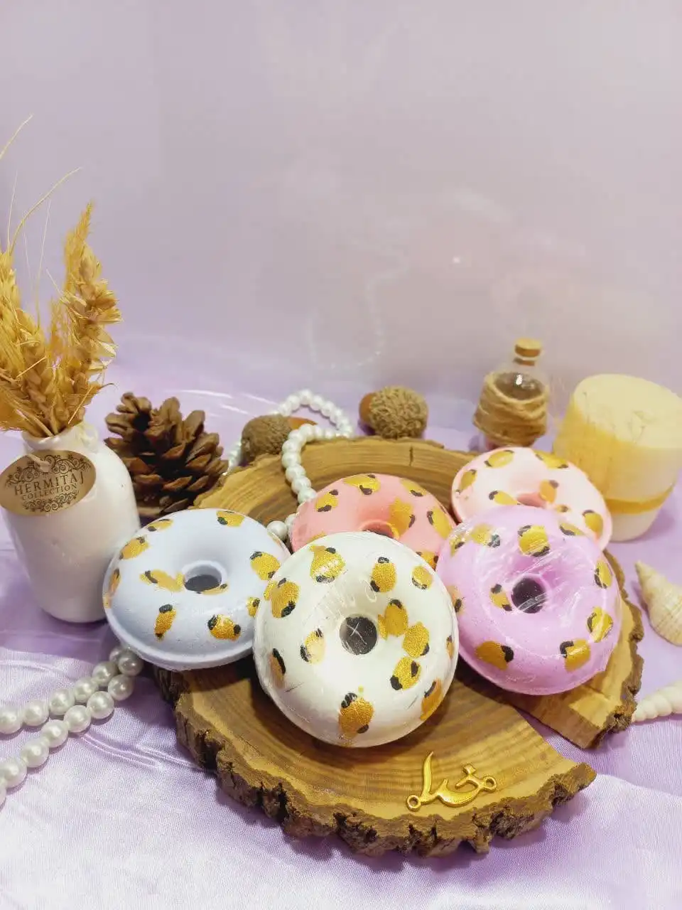 20250731040721923-thumbnail کوکتل و پدیکور دونات پلنگی 100 گرمی با کیفیت با جوشش عالی - تصویر 1