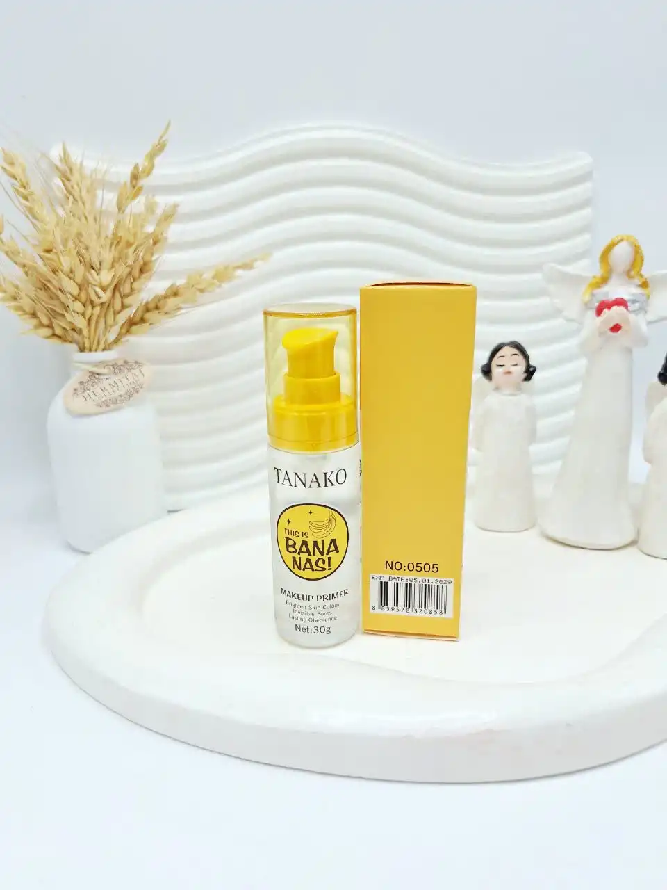 20260106103546316-thumbnail پرایمر روشن کننده و رفع منافذ پوست رایحه موز 24 ساعته برند TANAKO - تصویر 1