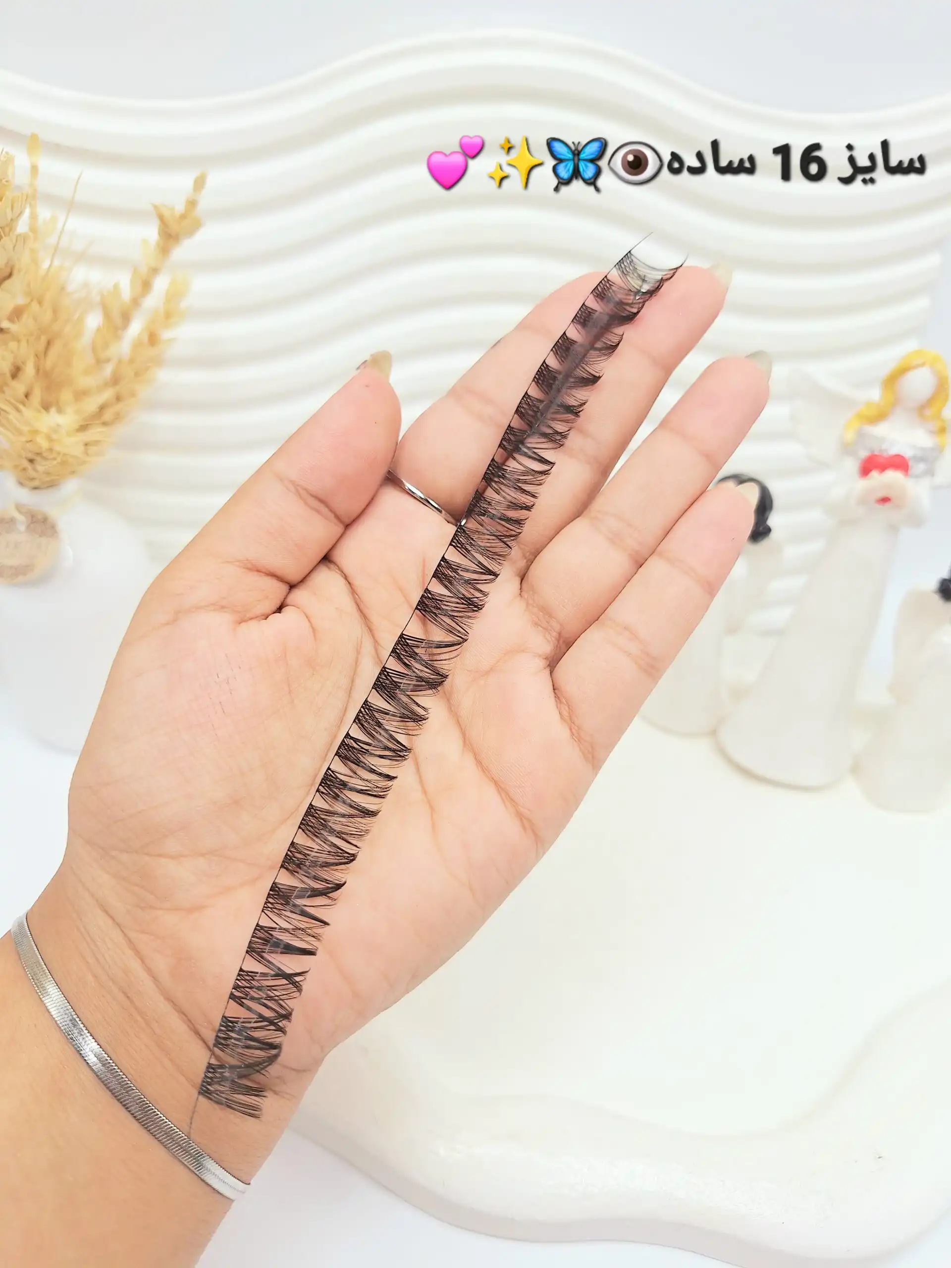 20251102023853609-thumbnail مژه مصنوعی کاشت فیشر ریسهای (سایز ۱۶ ساده) (بالاترین کیفیت مژه کاشت) - تصویر 1