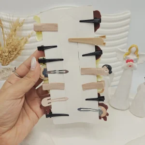 پک گیره مو دخترانه فانتزی خرسی (رنگ نود قهوه ای)