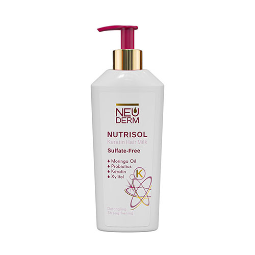 neuderm-keratn-nutrisol-hairmilk شیر مو کراتینه فاقد سولفات نوتریسل نئودرم|Neuderm nutrisol keratn hair milk - تصویر 1