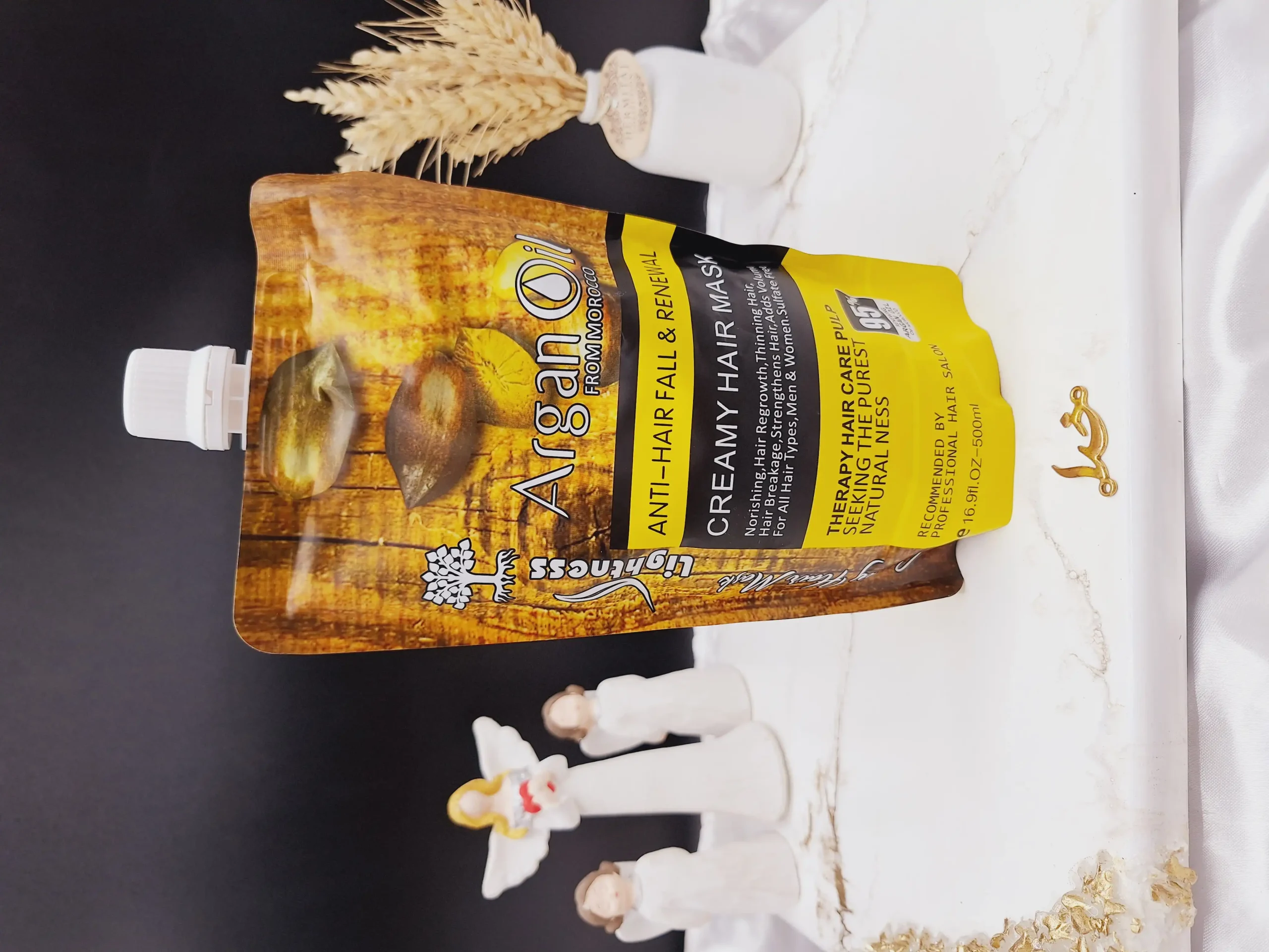 20250731045009883-thumbnail ماسک مو ساندیسی آرگان تغذیه کننده مراکشی ساخت اسلواکی لایتنس 500 میل 95% ARGAN OIL کد 6561 اصلی و اورجینال - تصویر 1