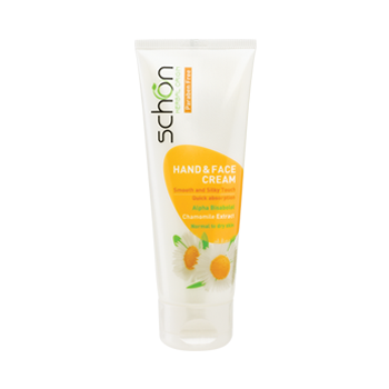کرم-دست-بابونه-شون-تیوپی کرم دست و صورت تیوپی بابونه شون|Schon Hand And Face Cream Chamomile 75ml - تصویر 1