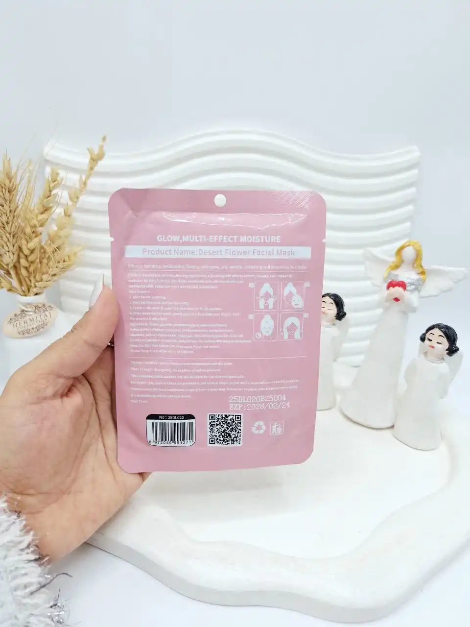20260126122402614-thumbnail ماسک ورقه ای روشن کننده یارا ( صورتی روشن) - تصویر 1