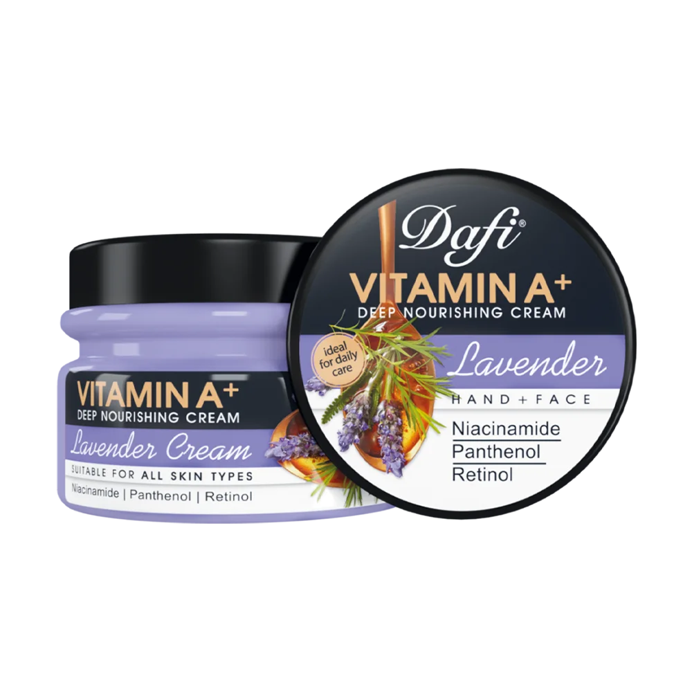 کاسه-ای-لوندر کرم کاسه ای لوندر حاوی ویتامین A دافی - تصویر 1