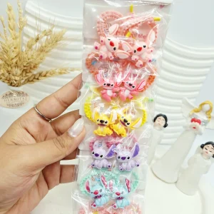 ست 10 تایی کش مو 2 تایی طرح استیچ