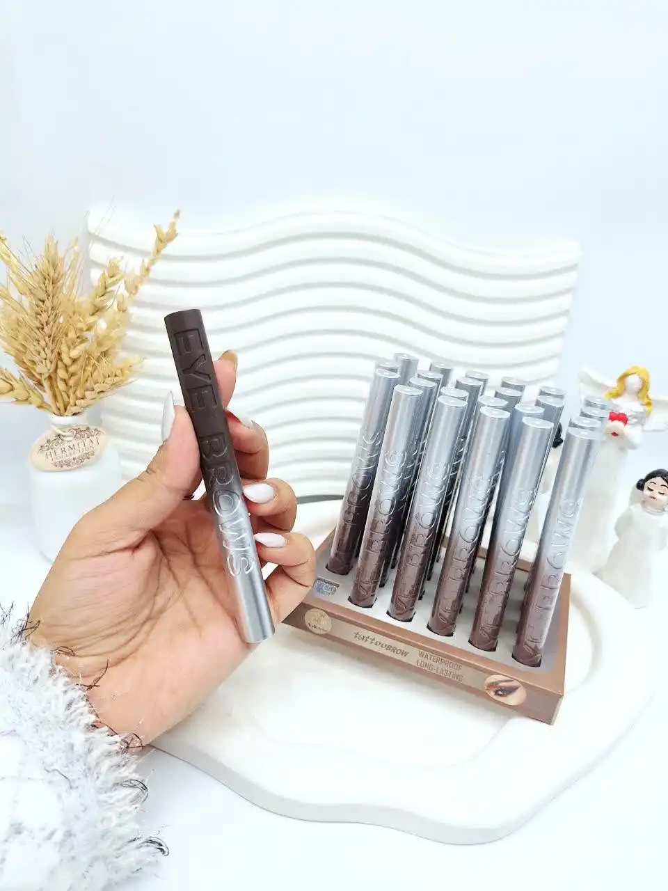 20260126123919472-thumbnail هاشور ابرو 4 خط ضد آب برند فور اور کیفیت عالی - تصویر 1