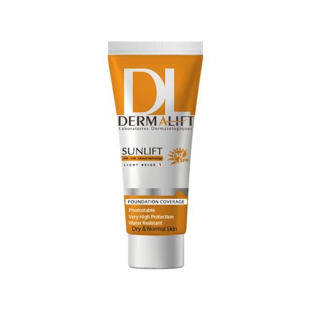 4677d881230304f9d76d15520bb655f2-single کرم ضد آفتاب SPF50 درمالیفت مناسب پوست های خشک و معمولی شماره 1 حجم 40 میلی لیتر - بژ روشن - تصویر 1