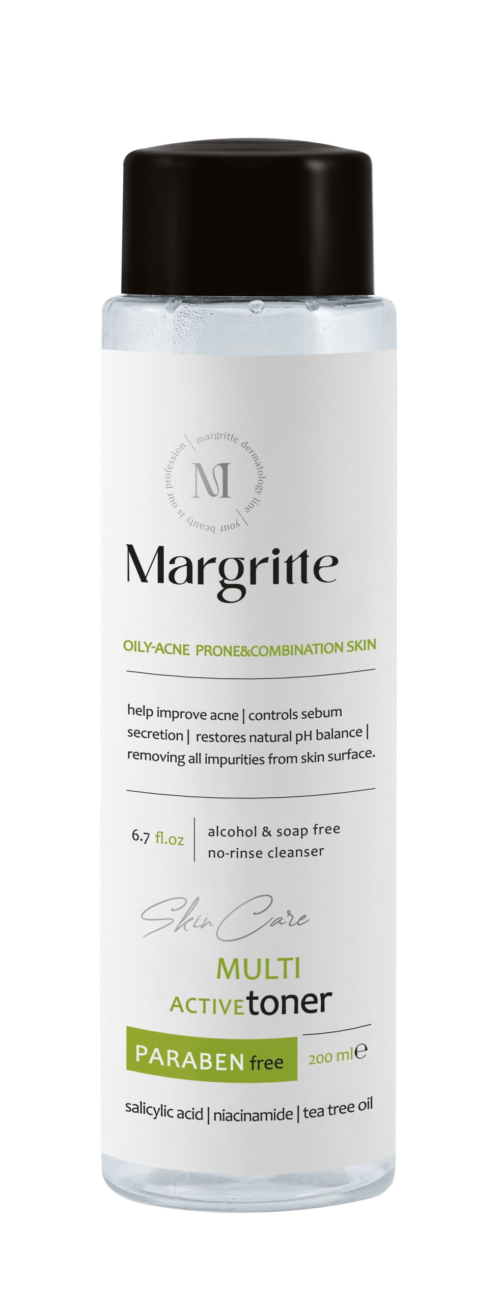 20940aed-85e9-4f0b-9f96-642c78d44c31 تونر پاک کننده (پوست چرب و مستعد آکنه) حجم 200 میلی لیتر مارگریت - تصویر 1