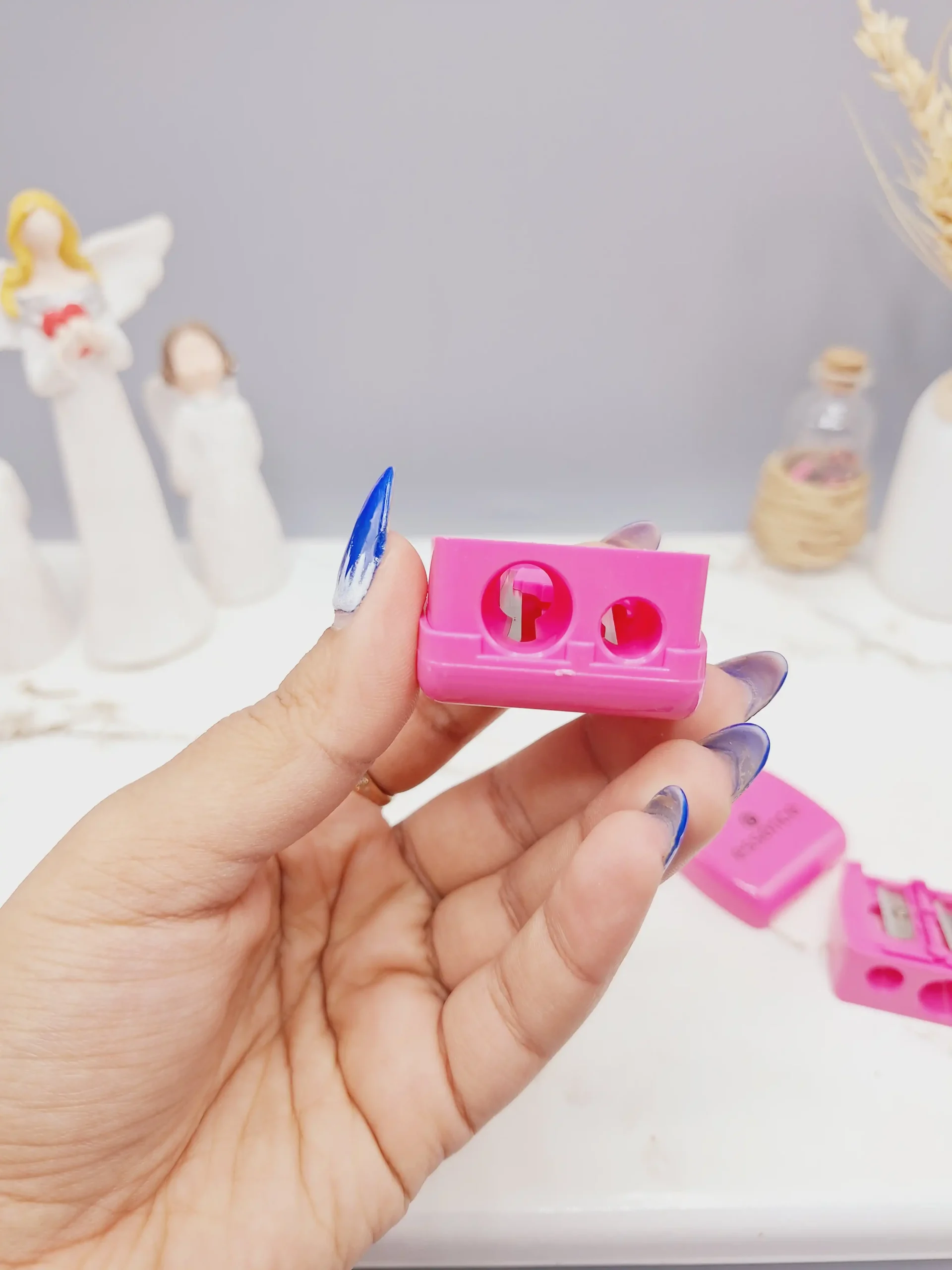 20250731060255127-thumbnail مداد تراش اسنس رنگ صورتی - تصویر 1