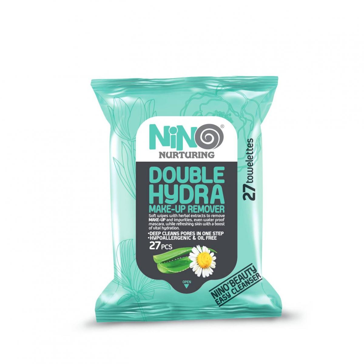 nino010 دستمال مرطوب آرايش طرح آبرسان 27 برگي نینو - تصویر 1