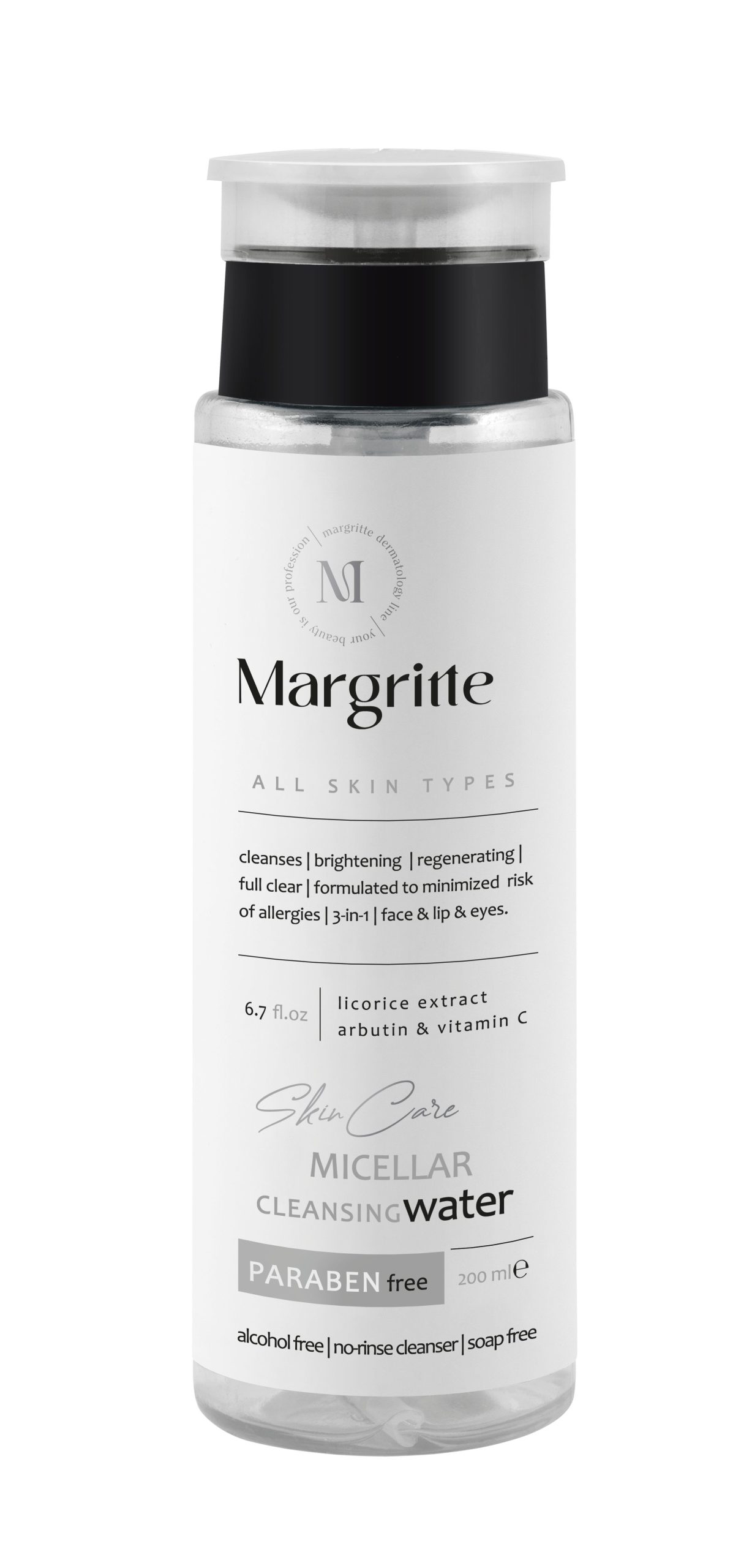 4978229b-a250-4ced-82bd-7a8097538e6e میسلار واتر روشن کننده (انواع پوست) حجم 200 میلی لیتر مارگریت - تصویر 1