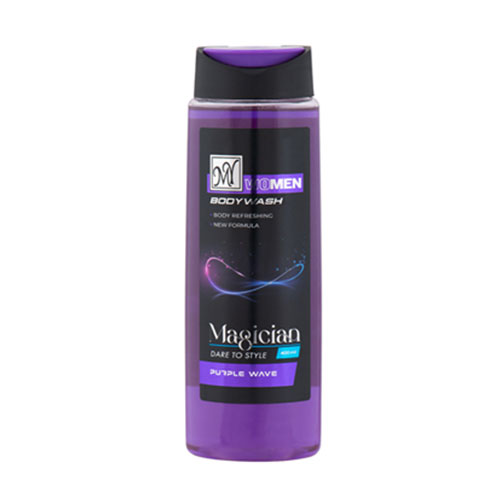 bodywash-banafsh شامپو بدن مجیشن پرپل ویو یونیسکس مای من|My Men Magician Purple Wave Body Shampoo - تصویر 1