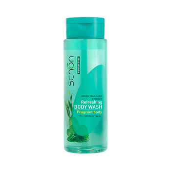 شامپو-بدن-چای-سبز-و-نعنا-شون شامپو بدن چای سبز و نعنا شون 420میل|Schon Green Tea And Mint Body Wash 420ml - تصویر 1