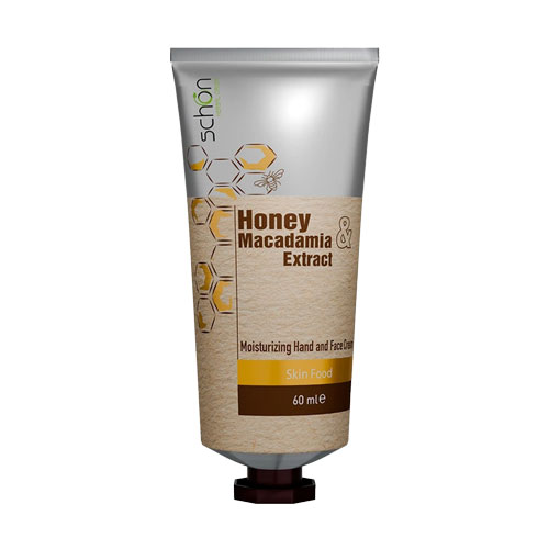 160442580 کرم مرطوب کننده عسل و ماکادمیا شون|moisturizing hand and face cream honey macadamia schon - تصویر 1
