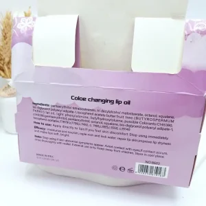 لیپ گلاس حرارتی شاین دار یارا سر بنفش