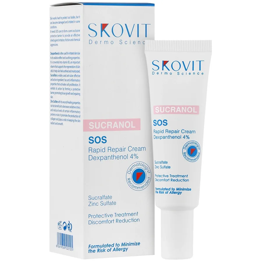 4be6f0ef-d991-46ba-ab48-9210e46c0ff7 کرم ترمیم کننده و بازسازی کننده قوی پوست مناسب پوست های آسیب دیده 30 گرمی- اسکوویت - تصویر 1