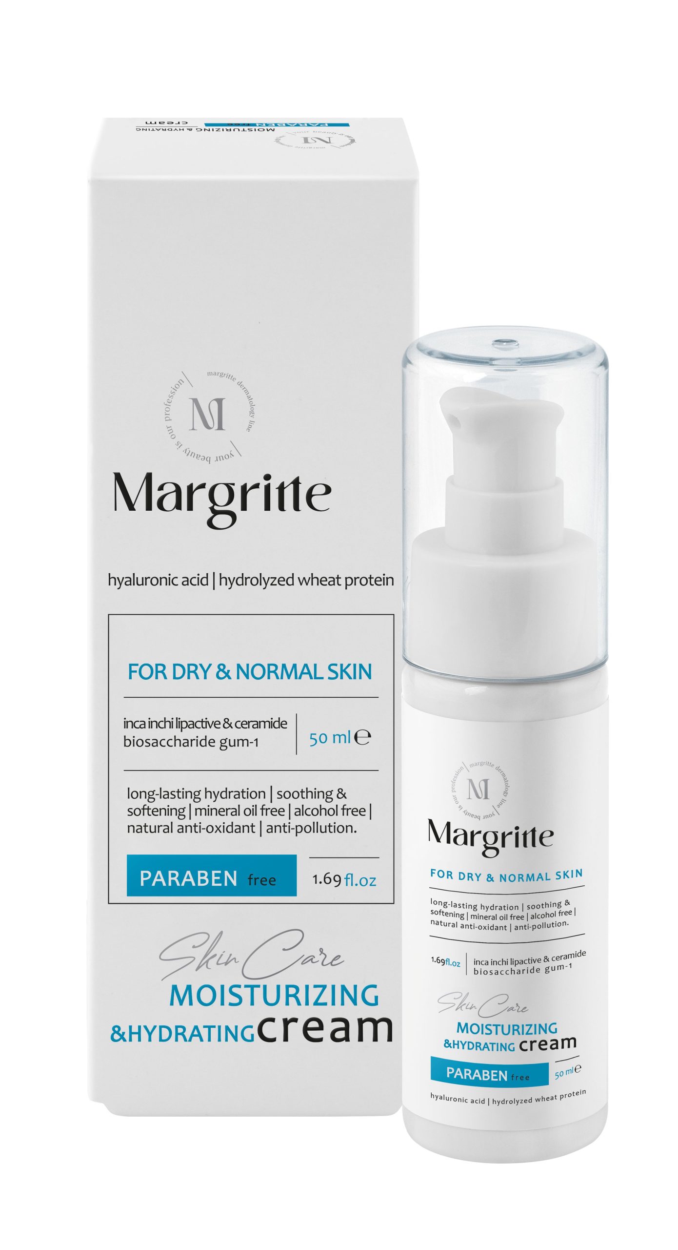 d328396e-17e8-4592-9601-39fdd5ec070b کرم مرطوب کننده آبرسان (پوست معمولی تا خشک) حجم 50 میلی لیتر مارگریت - تصویر 1