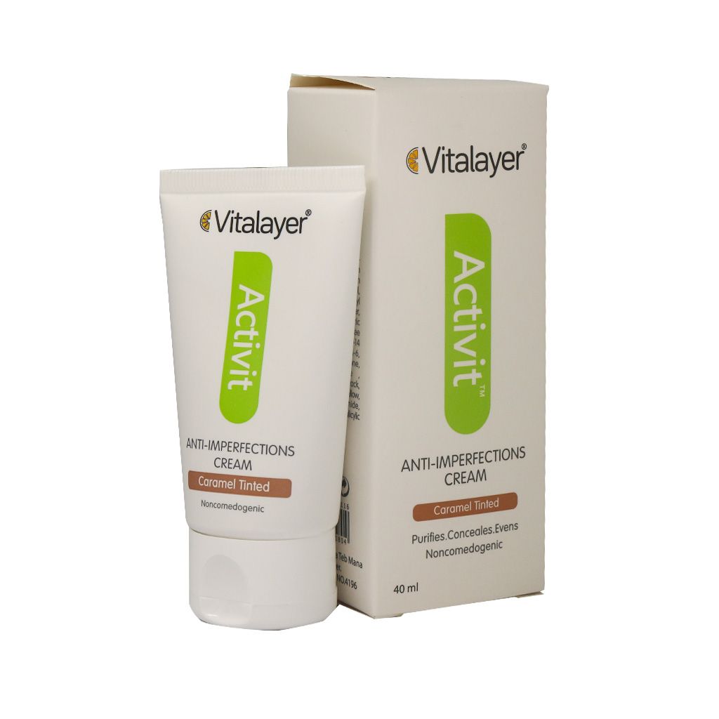 04bf7673-acc8-4d07-9c13-a9aacfba2cb4 کرم ضد جوش ویتالیر مدل Activit حجم 40 میلی لیتر - بی رنگ - تصویر 1