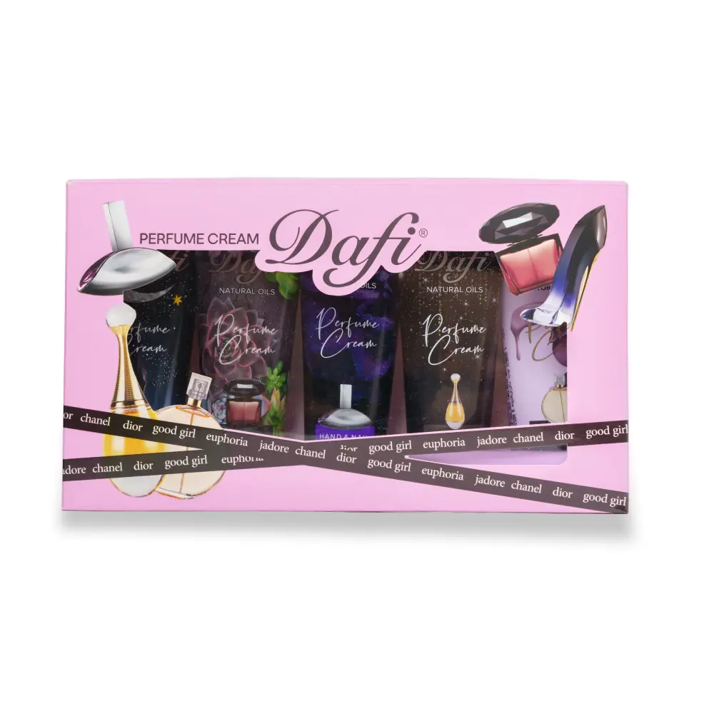 DSC02914-copy-1 پکیج ۵ عددی کرم عطری دافی - تصویر 1