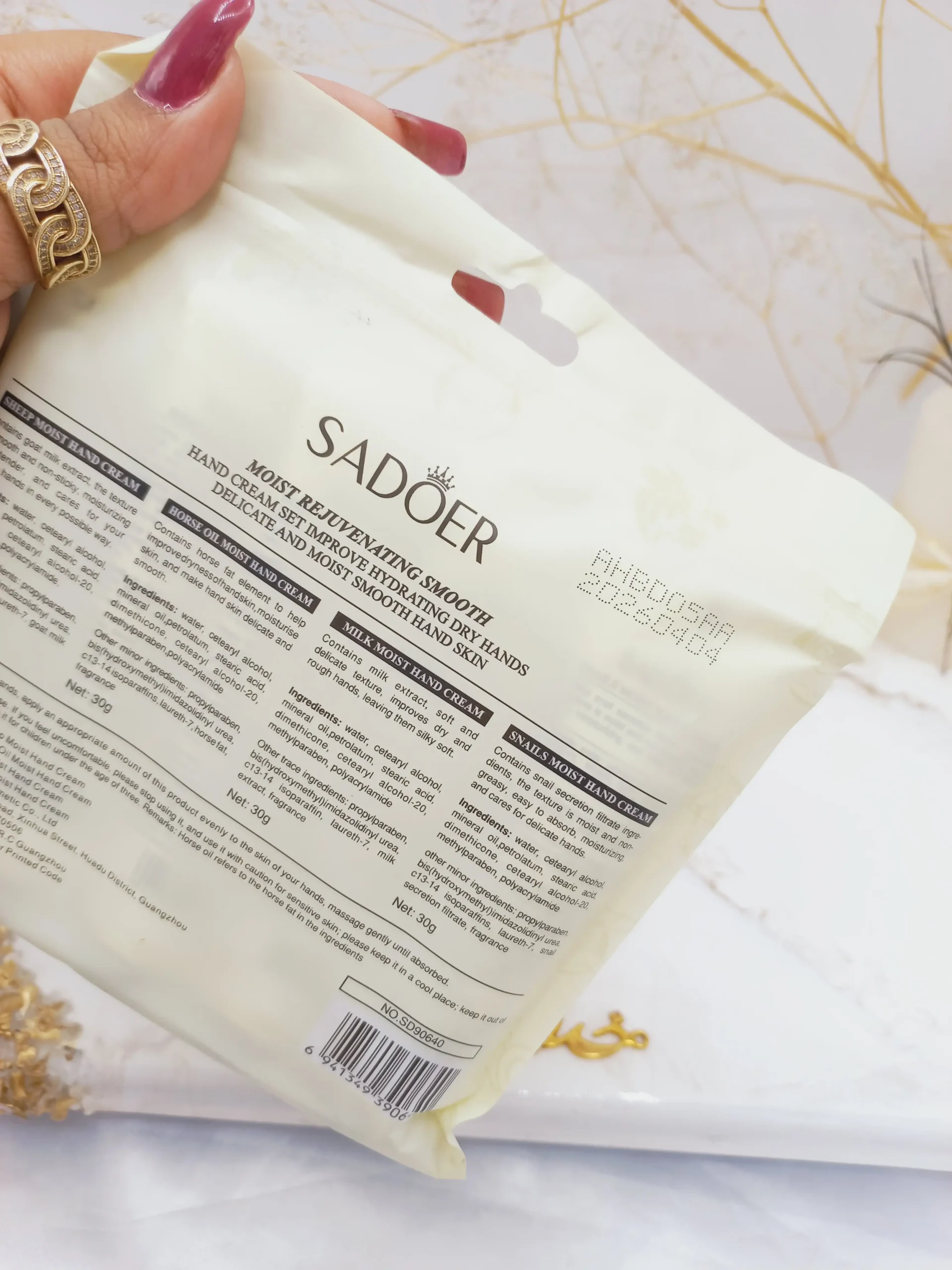 20250731042837613-thumbnail پک پنج عددی کرم دست شیر حیوانات برند سادور sadoer کد SD90640 - تصویر 1