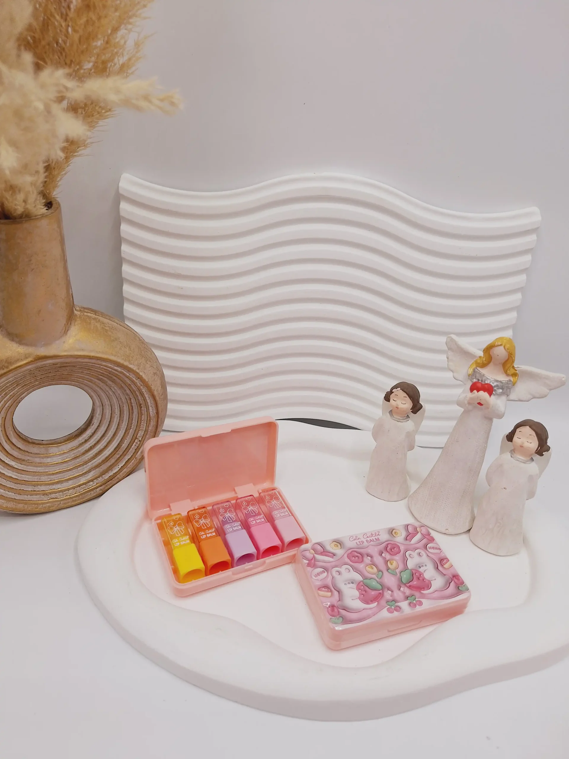 20250731062336220-thumbnail پک بالم لب 5 تایی رنگارنگ طرح خرس مهربون کد 8099-5 - تصویر 1