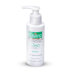 شوینده عمقی پوست دارای جوش الارو حاوی بنزوئیل پراکساید|Ellaro Deep skin cleanser with Alaro pimple containing benzoyl peroxide