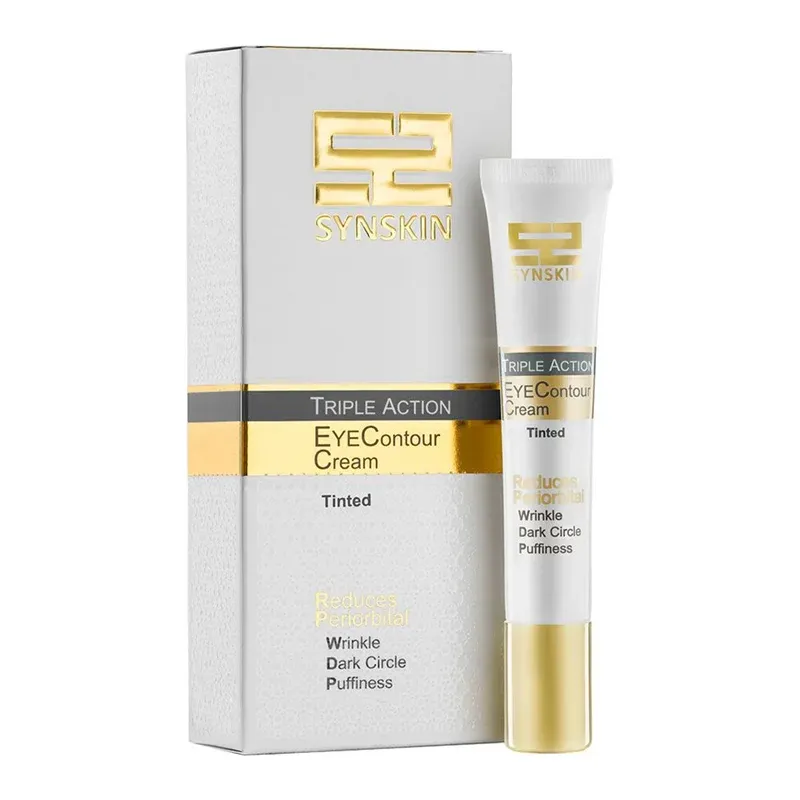 14b4d916-4013-4b2e-a107-9b911840ba7a کرم ژل دور چشم سه کاره ساين اسكين، مدل PFD، محافظ UVA، رنگی - تصویر 1