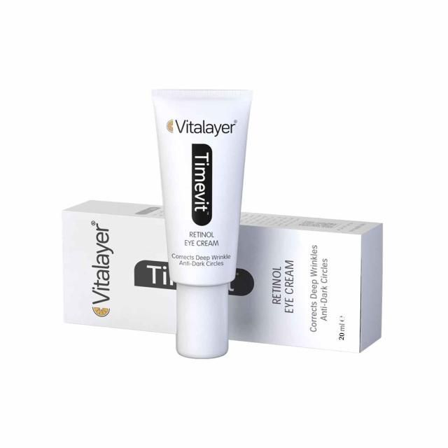 04a9af5681459596d420109688c5a6ac-single کرم دور چشم ویتالیر مدل Timevit حجم 20 میلی لیتر - تصویر 1