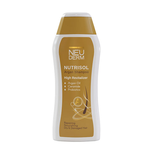 12049500000 شامپو تقویتی روغن آرگان نوتریسل نئودرم|Neuderm nutrisol argan shampoo - تصویر 1