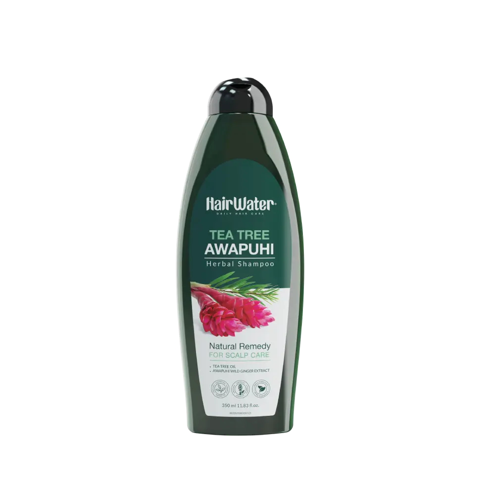 HairWater_AWAPUHI-SHAMPOO_ScalpCare.1 شامپو با عصاره آواپوهی و روغن درخت چای هیرواتر - تصویر 1
