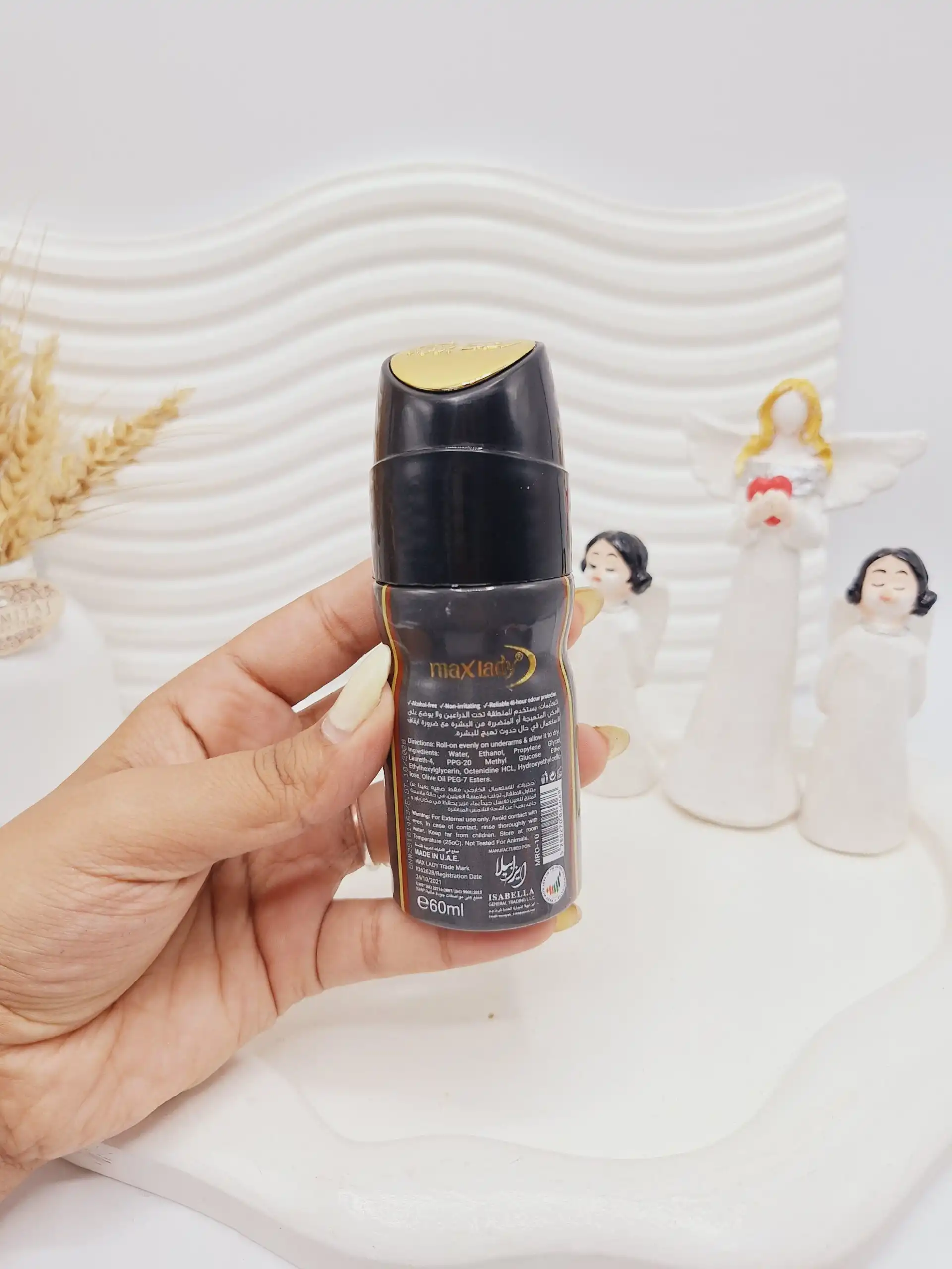 20251102002441066-thumbnail مام رولی زنانه DEODORANT ضد تعریق 60 میل برند max lady - تصویر 1