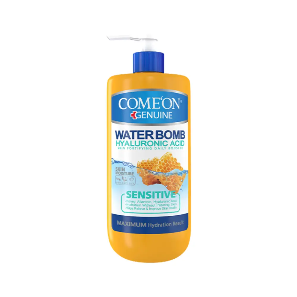 New-Project-74-5 کرم آبرسان Sensitive پمپی 500Ml کامان - تصویر 1