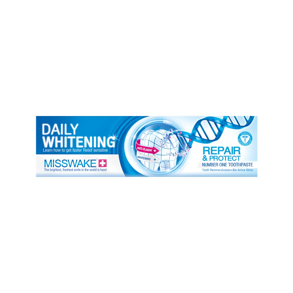 daily-whaitening-and-zero-sensitive خمیر دندان میسویک مدل Daily Whitening حجم 75 میلی لیتر - تصویر 1