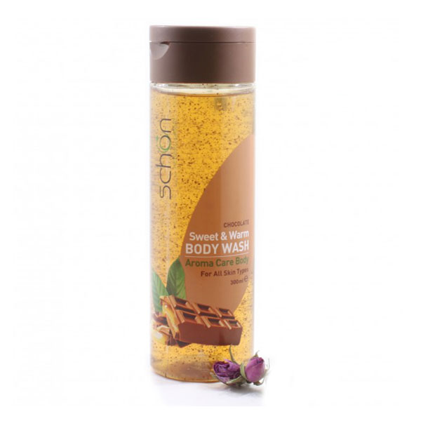 شامپو-شیر-شکلات شامپو بدن اسکراب دار با رایحه شکلات شون 300 میل|Schon Chocolate Body Wash 300ml - تصویر 1