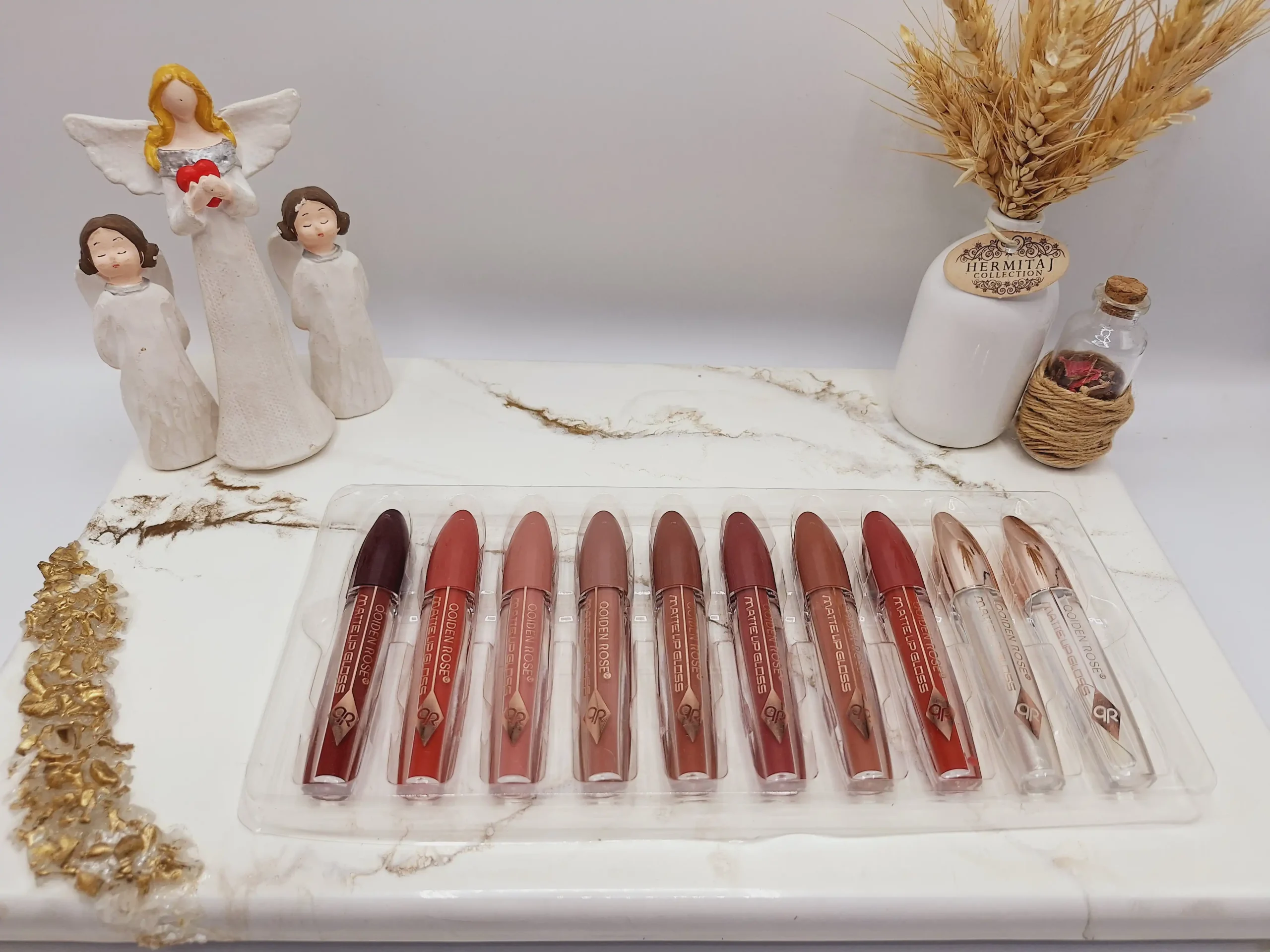 20250731061200658-thumbnail پک 10 تایی رژ مایع خوش رنگ و مات برند کویدن رز - تصویر 1