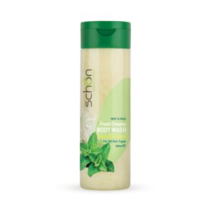 شامپو بدن کرمی شیر نعنا  شون 300 میل|Schon Mint And Milk Creamy Body Shampoo 300ml