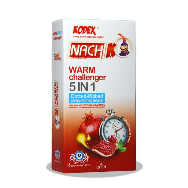 کاندوم-5در1-01-800x800-1-600x600-1 کاندوم کدکس مدل Warm Challenger 5in1 بسته 12 عددی - تصویر 1