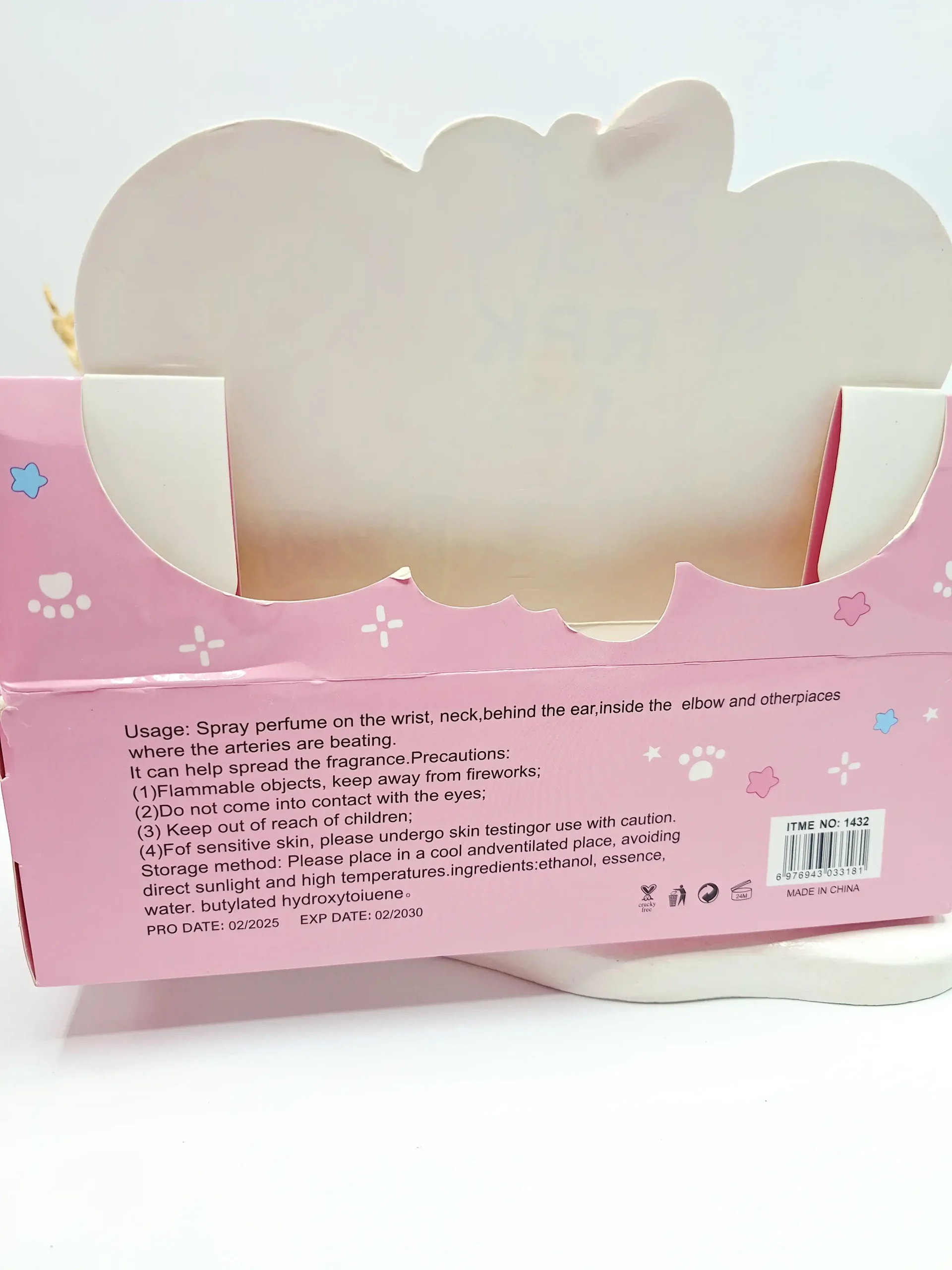 20251117095300209-thumbnail عطر بچگانه دایره ای طرح گربه بانمک مسافرتی کد 1432 - تصویر 1