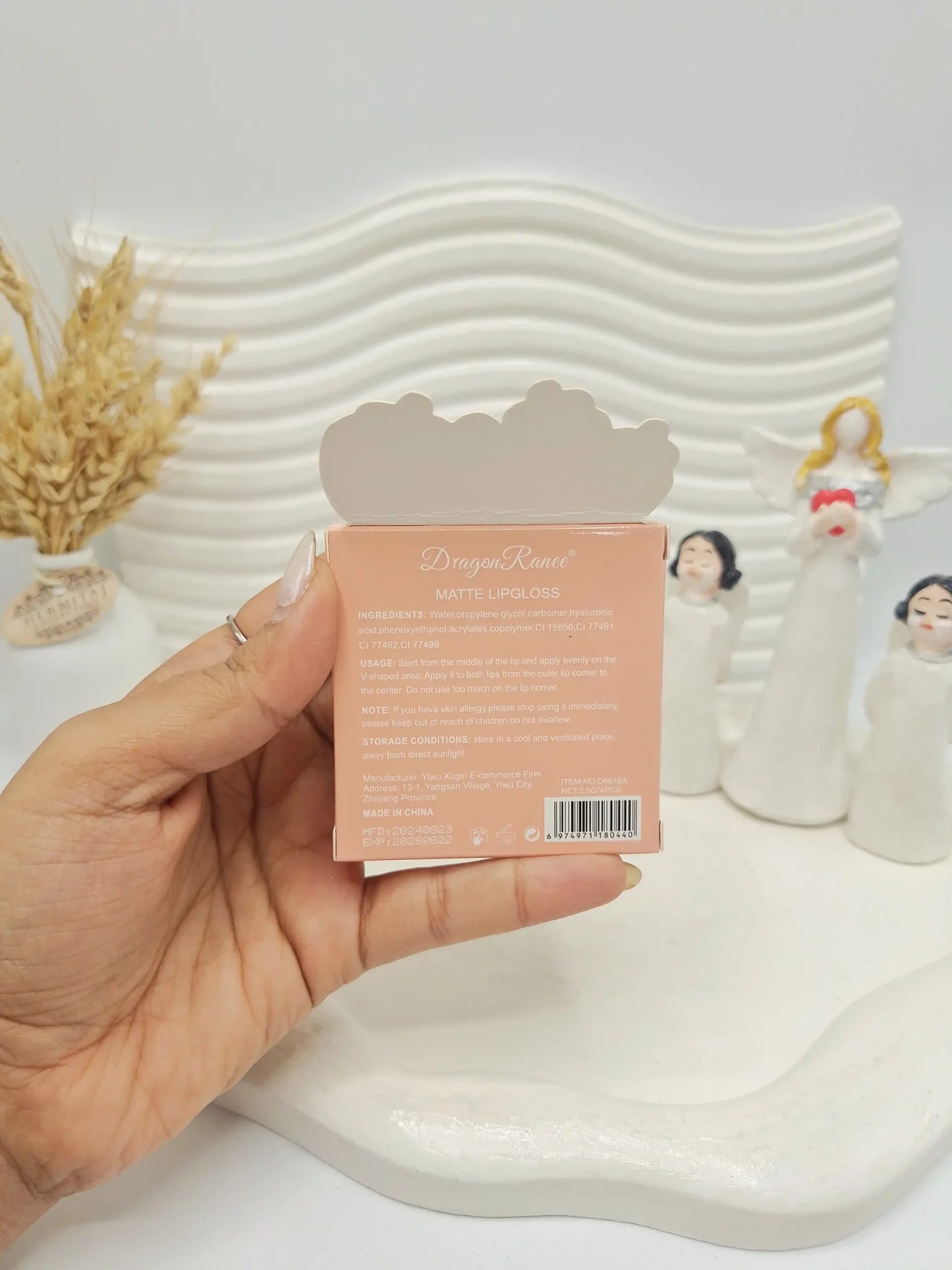 20251204230845399-thumbnail پک رژ لب 4 عددی توت فرنگی دراگون رانی - تصویر 1