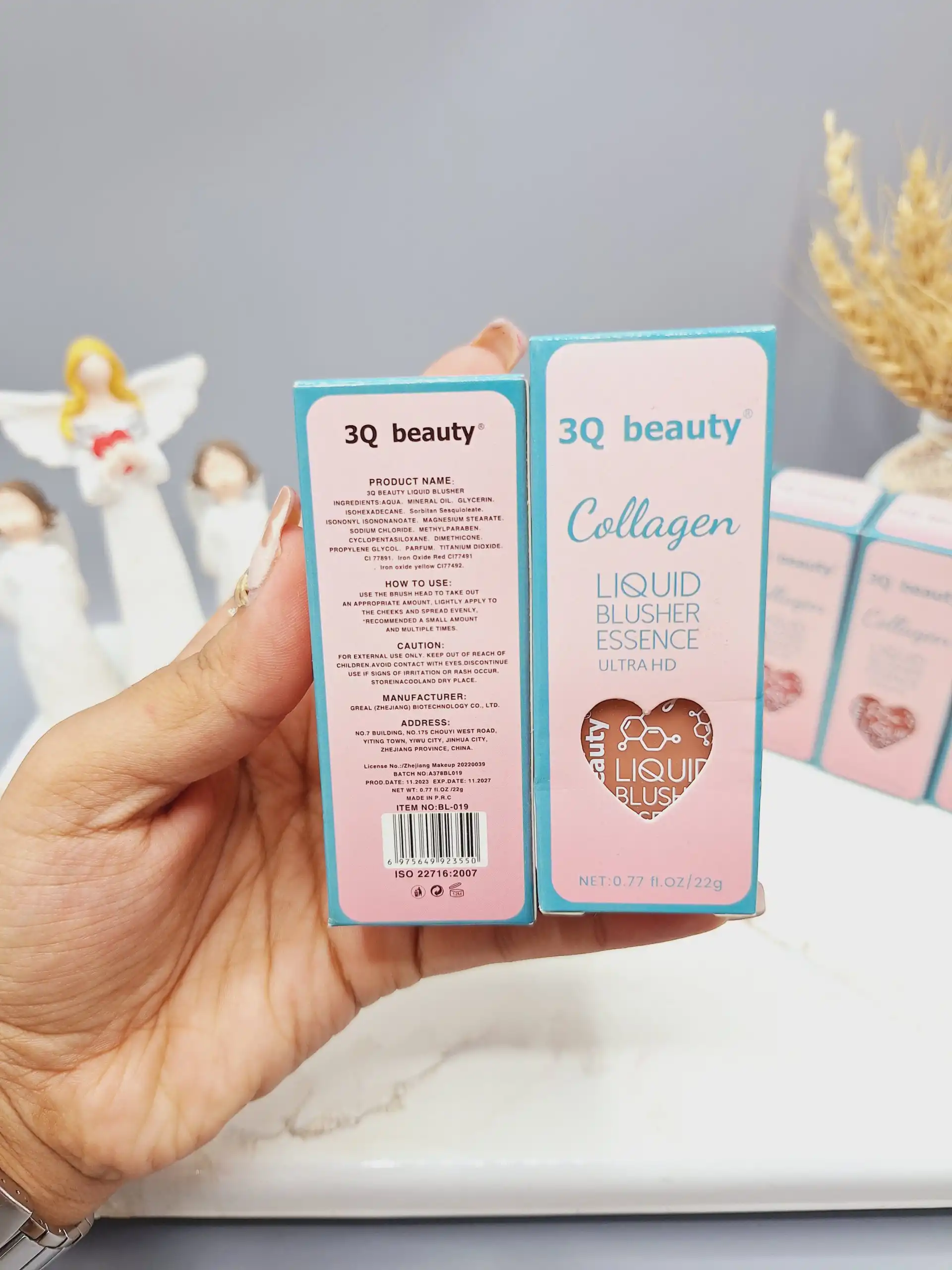 20250731054458739-thumbnail رژ گونه مایع کیفیت عالی برند 3Q کد BL_019 - تصویر 1