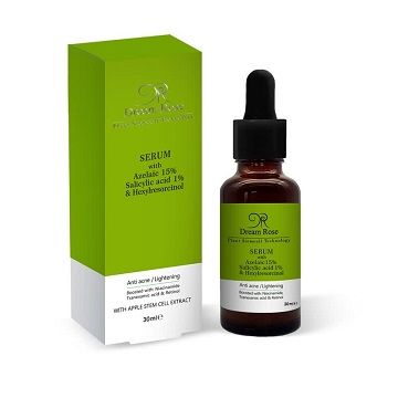 37fbbba6-ad11-493f-bc6f-9e696ad95552 سرم آزلائیک اسید %15 ، سالیسیلیک اسید %1 و هگزیل رزورسینول دریم رز - تصویر 1