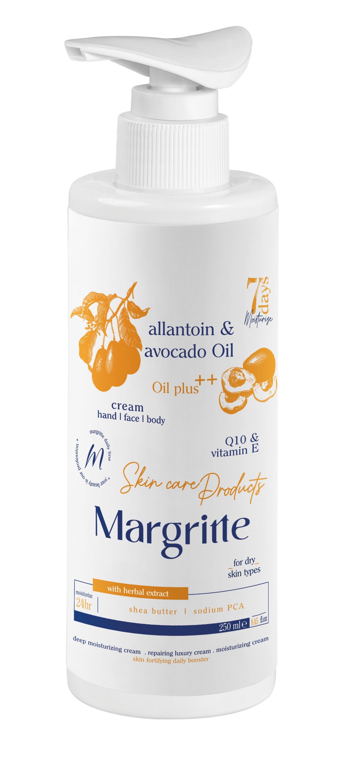 433709ae-d2c4-4aa3-a2b7-d0eac346ebf5 کرم مرطوب کننده آبرسان آووکادو حجم 250 میلی لیتر (پمپی) مارگریت - تصویر 1