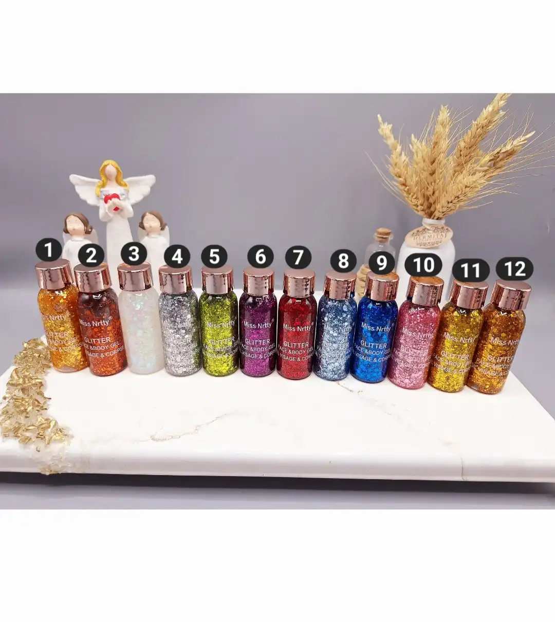 20250731055136300-thumbnail گلیتر مایع صورت و بدن برند Sparkling Girls کد3021 - تصویر 1