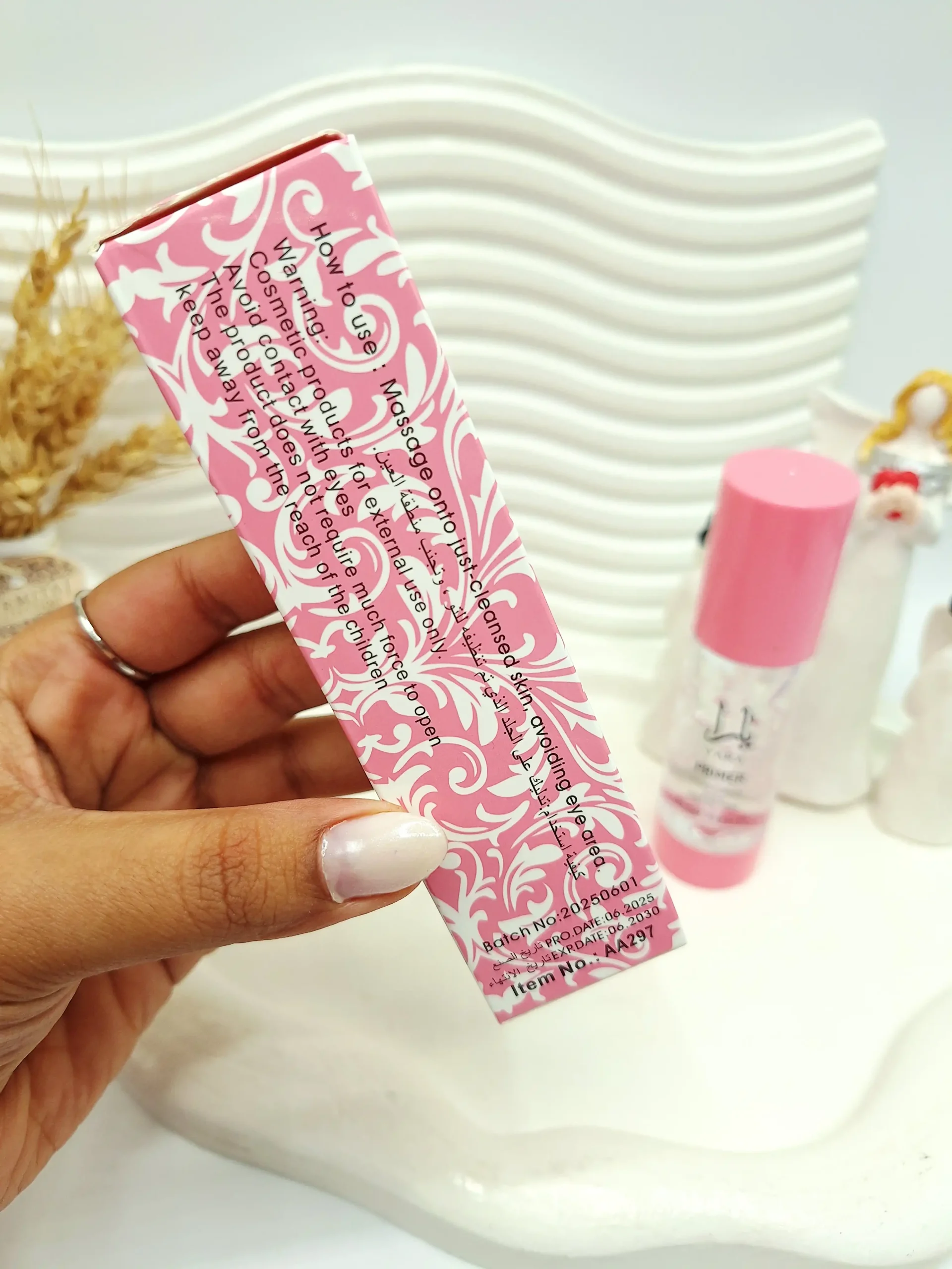 20251113212610514-thumbnail پرایمر مخملی یارا کارتن صورتی کد 2977 - تصویر 1